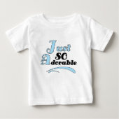 T-shirt Pour Bébé Juste adorable (Devant)