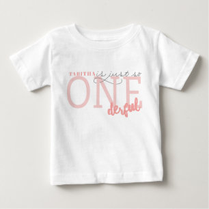 T-shirt Pour Bébé Juste ainsi ONEderful