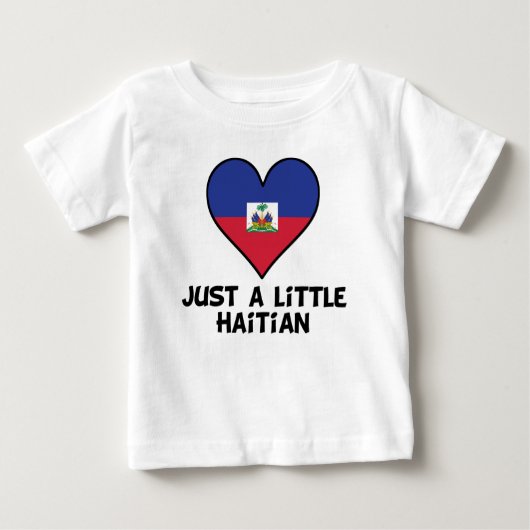 T-shirt Pour Bébé Juste haïtien (Devant)