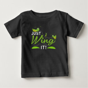 T-shirt Pour Bébé Juste l'aimer - Grasshopper Continuer à essayer Ci