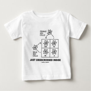 T-shirt Pour Bébé Juste Traversé À L'Intérieur (Attitude Carré Punne