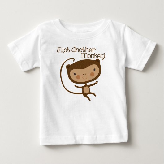 T-shirt Pour Bébé Juste un autre singe (Devant)