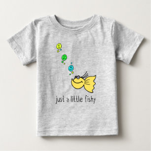 T-shirt Pour Bébé Juste un petit poisson mignon design poisson