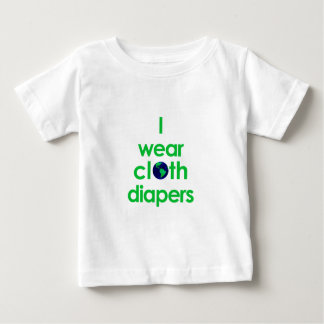 T-shirt Pour Bébé j'utilise des couches-culottes de tissu
