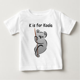 T-shirt Pour Bébé K est pour le koala