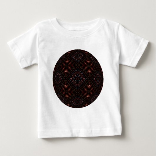T-shirt Pour Bébé Kaleidoscope Mandala (Devant)
