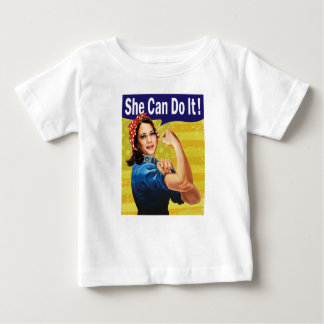T-shirt Pour Bébé Kamala Harris Elle peut le faire Bébé Jersey fine