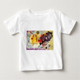 T-shirt Pour Bébé Kandinsky jaune bleu