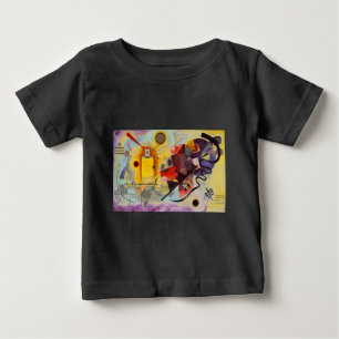 T-shirt Pour Bébé Kandinsky Jaune Rouge Bleu