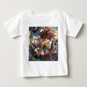 T-shirt Pour Bébé Kandinsky Moscou I Cityscape peinture Abstraite