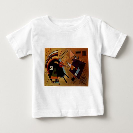T-shirt Pour Bébé Kandinsky noir violet (Devant)