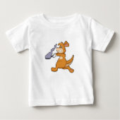 T-shirt Pour Bébé Kangaroo as Cook (Devant)