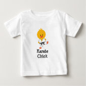T-shirt Pour Bébé Karate Chick Infant Tee (Devant)
