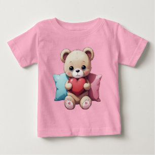 T-shirt Pour Bébé Kawaii Teddy Bear