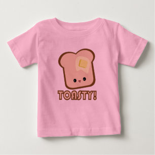 T-shirt Pour Bébé Kawaii Toasty ! Pince à pain