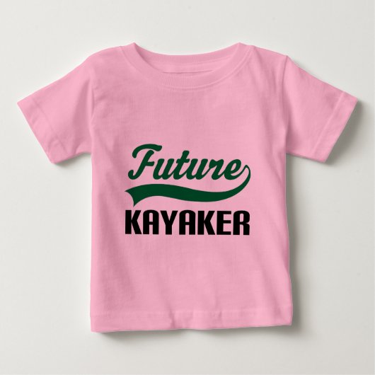 T-shirt Pour Bébé Kayaker (avenir) (Devant)