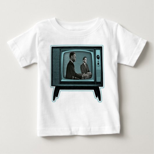 T-shirt Pour Bébé Kennedy Nixon 1960 (Devant)
