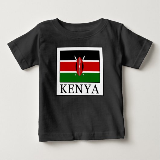 T-shirt Pour Bébé Kenya (Devant)