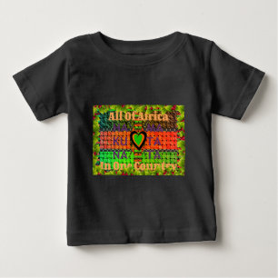 T-shirt Pour Bébé Kenya : Toute l'Afrique dans un seul pays Drapé