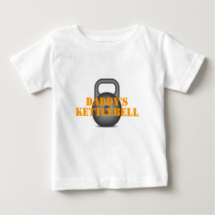 T-shirt Pour Bébé Kettlebell de papa