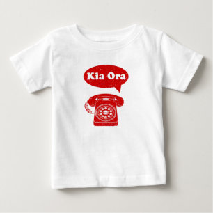T-shirt Pour Bébé Kia Ora Te Reo Maori