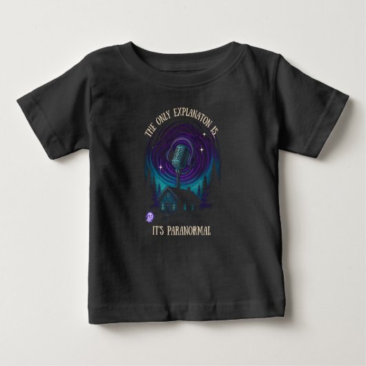 T-shirt Pour Bébé Kid's Dark Shirt, Cabin (Devant)