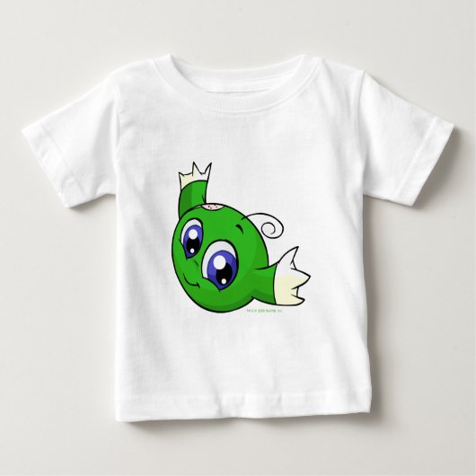 T-shirt Pour Bébé Kiko vert de tourbillonnement (Devant)