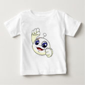 T-shirt Pour Bébé Kiko White (Devant)