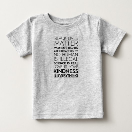 T-shirt Pour Bébé #KindnessIsEverything (Devant)