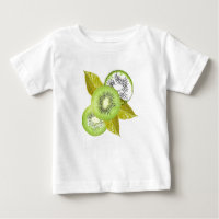 Kiwi, fruité, vert et blanc, frais, juteux, blanc