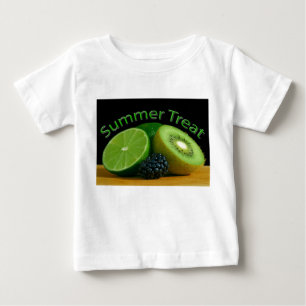 T-shirt Pour Bébé Kiwi Lime traitement d'été T-shirt bébé