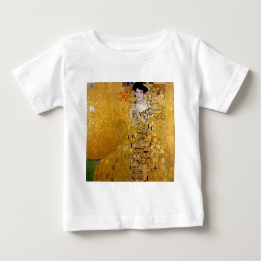 T-shirt Pour Bébé Klimt , “ Adele Bloch-Bauer I ” (Devant)