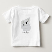 T-shirt Pour Bébé Koala Hugs (Dos)