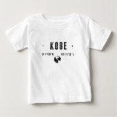 T-shirt Pour Bébé Kobe (Devant)