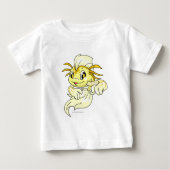 T-shirt Pour Bébé Koi jaune (Devant)