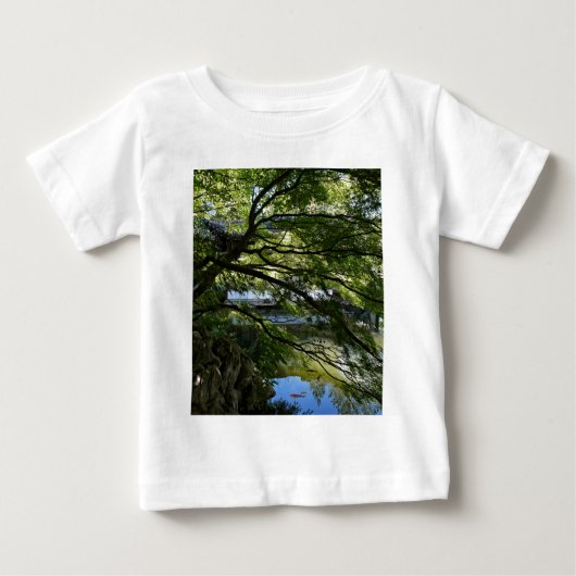 T-shirt Pour Bébé Koi Pond (Devant)