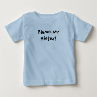 T-shirt Pour Bébé KRW Blâmez ma soeur !