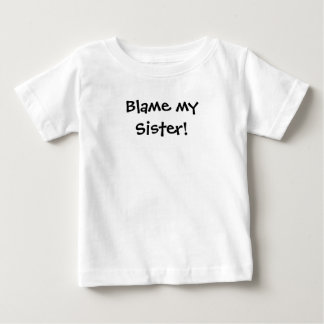 T-shirt Pour Bébé KRW Blâmez ma soeur !
