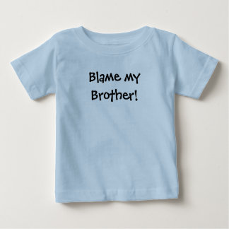 T-shirt Pour Bébé KRW Blâmez mon frère !