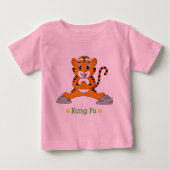 T-shirt Pour Bébé Kung Fu Tiger™ (Devant)