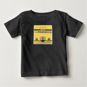 T-shirt Pour Bébé Kwanzaa mignonne noire