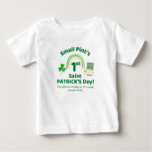 T-shirt Pour Bébé La 1ère fête de la Saint-Patrick au Small Pint (Devant)