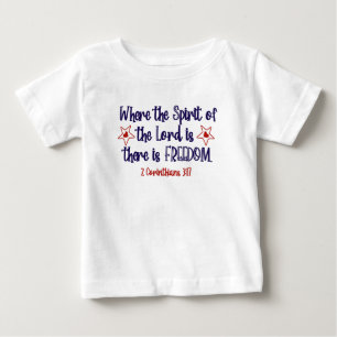 T-shirt Pour Bébé La Bible chrétienne patriotique contre la libert