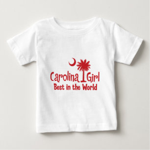 T-shirt Pour Bébé La Carolina Rouge la meilleure fille au monde