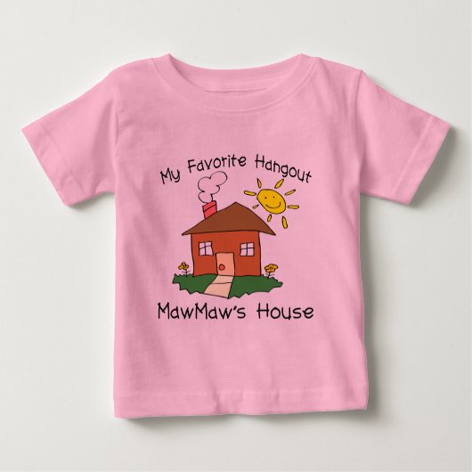 T-shirt Pour Bébé La Chambre de MawMaw préféré de repaire (Devant)