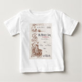 T-shirt Pour Bébé La chanson de ma mère (Devant)