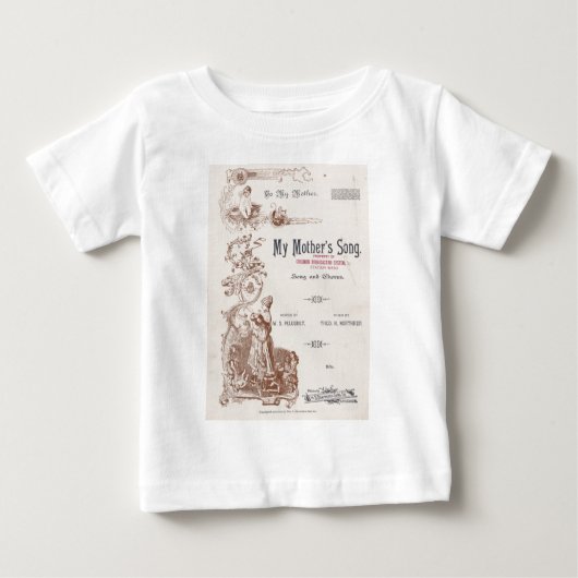 T-shirt Pour Bébé La chanson de ma mère (Devant)