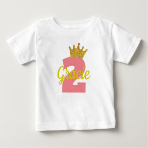 T-shirt Pour Bébé La chemise de la 2ème d'anniversaire fille