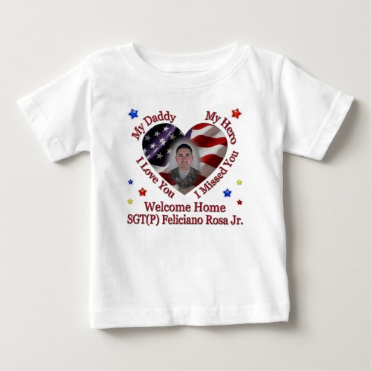 T-shirt Pour Bébé La chemise faite sur commande de Janisha (Devant)