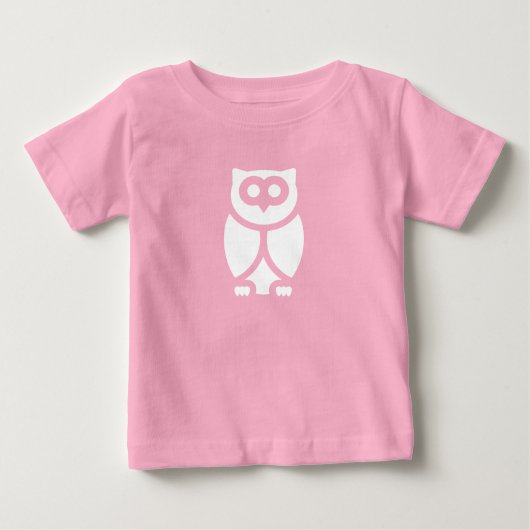 T-shirt Pour Bébé La Chouette Sage (Devant)